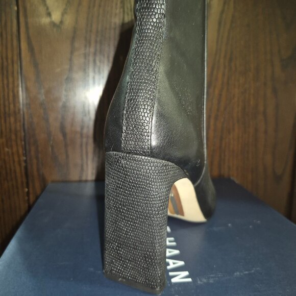 Sam Edelman Anika Black Leather booties sz 9 - Picture 9 of 13